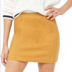 Mustard skirt